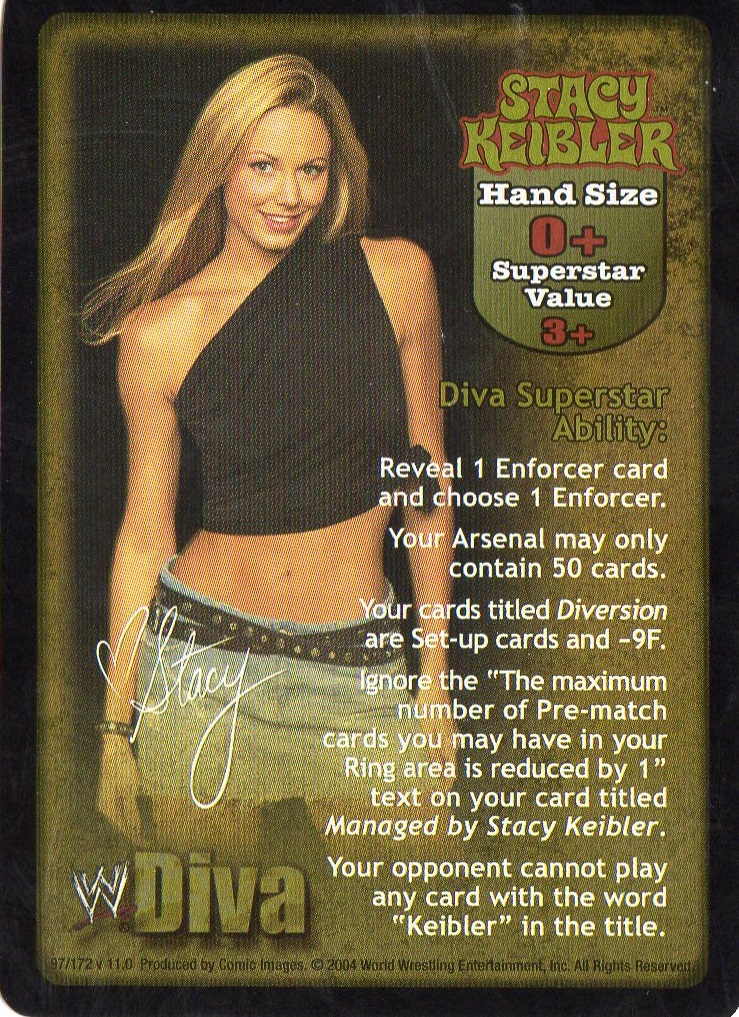 Stacy Keibler Superstar Card